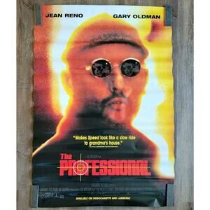 Poster: The Professional (1994): original movie VHS DVD‎ promo 27x40"